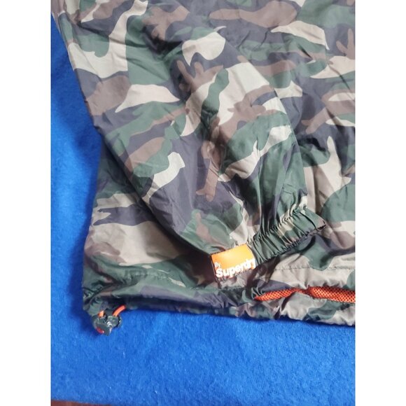 Superdry Sport Japan Camouflage Windbreaker Jacket Size XXL - Picture 11 of 15
